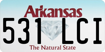AR license plate 531LCI