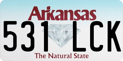 AR license plate 531LCK