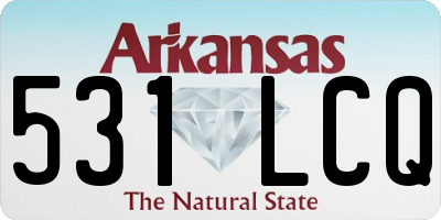AR license plate 531LCQ