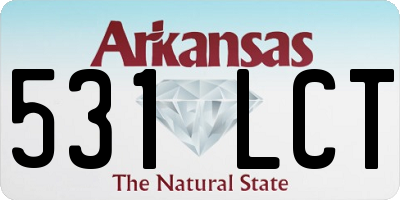 AR license plate 531LCT