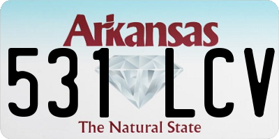 AR license plate 531LCV