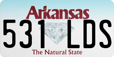 AR license plate 531LDS
