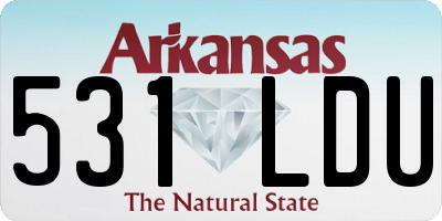 AR license plate 531LDU