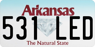 AR license plate 531LED
