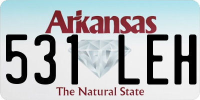 AR license plate 531LEH