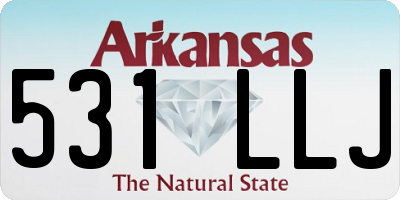 AR license plate 531LLJ