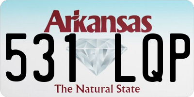 AR license plate 531LQP