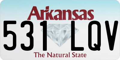 AR license plate 531LQV