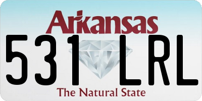 AR license plate 531LRL