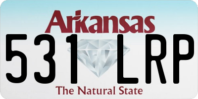 AR license plate 531LRP
