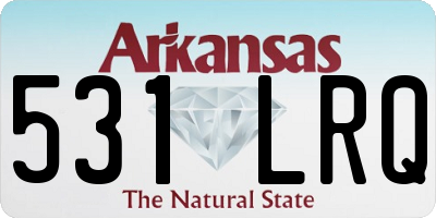AR license plate 531LRQ