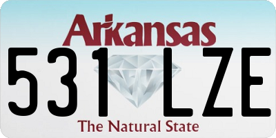 AR license plate 531LZE