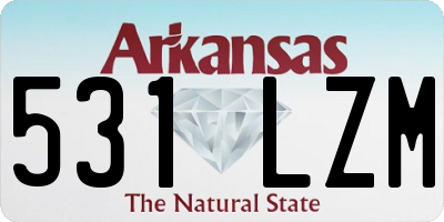 AR license plate 531LZM
