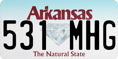 AR license plate 531MHG