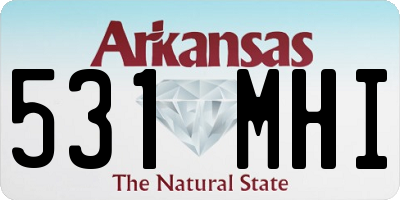 AR license plate 531MHI