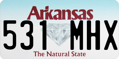 AR license plate 531MHX