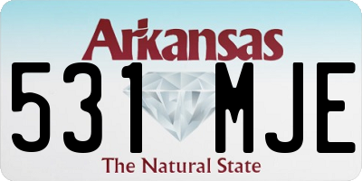 AR license plate 531MJE