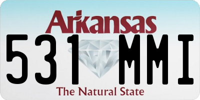 AR license plate 531MMI