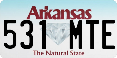 AR license plate 531MTE