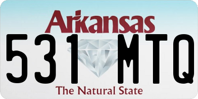 AR license plate 531MTQ