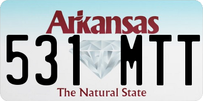 AR license plate 531MTT
