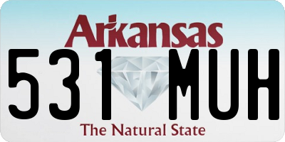AR license plate 531MUH