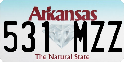 AR license plate 531MZZ