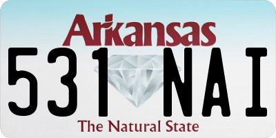 AR license plate 531NAI