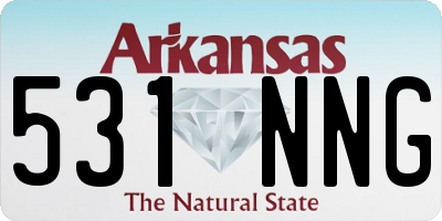 AR license plate 531NNG
