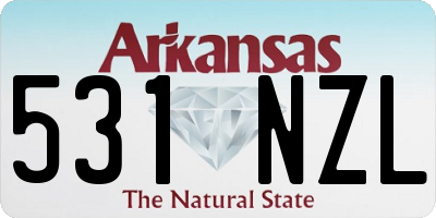 AR license plate 531NZL