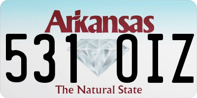 AR license plate 531OIZ