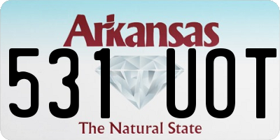 AR license plate 531UOT