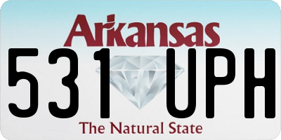 AR license plate 531UPH
