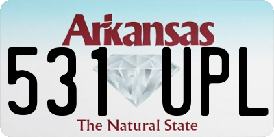 AR license plate 531UPL