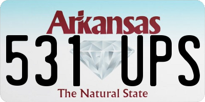 AR license plate 531UPS