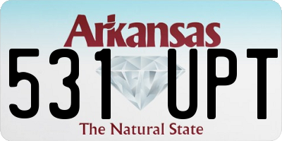 AR license plate 531UPT
