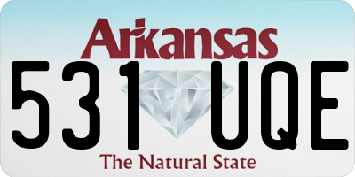 AR license plate 531UQE