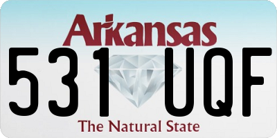 AR license plate 531UQF