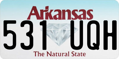AR license plate 531UQH
