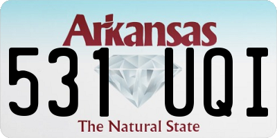 AR license plate 531UQI