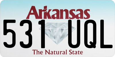 AR license plate 531UQL