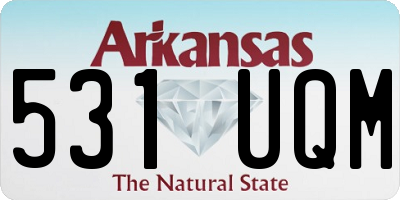 AR license plate 531UQM