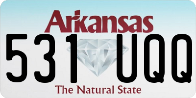 AR license plate 531UQQ