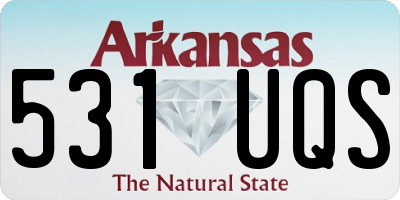 AR license plate 531UQS