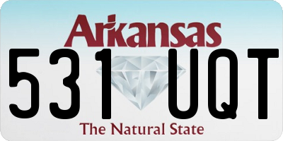 AR license plate 531UQT
