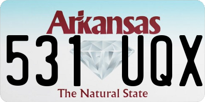AR license plate 531UQX