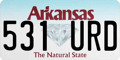 AR license plate 531URD