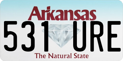 AR license plate 531URE
