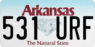 AR license plate 531URF