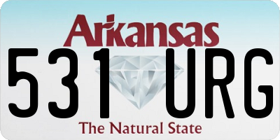 AR license plate 531URG
